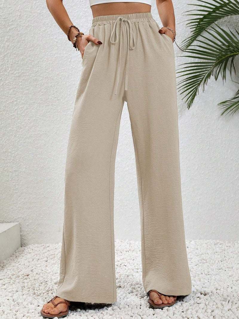 Eliza draped wide leg tailored pants – image 10