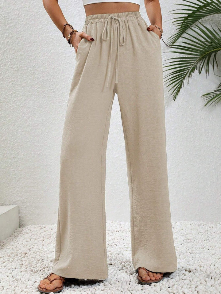 Eliza draped wide leg tailored pants – image 10