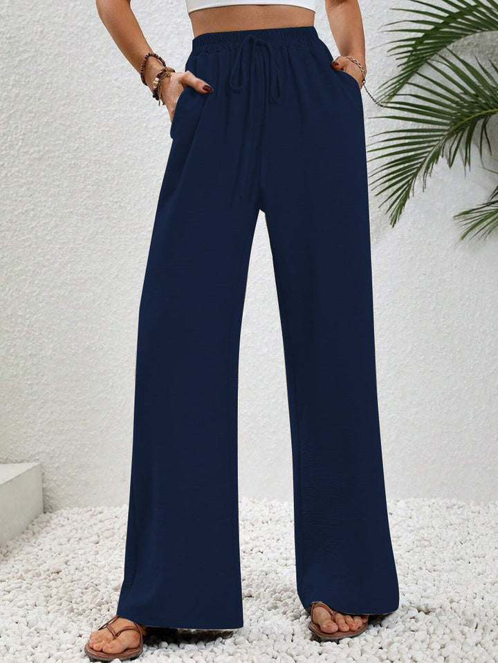 Eliza draped wide leg tailored pants – image 12