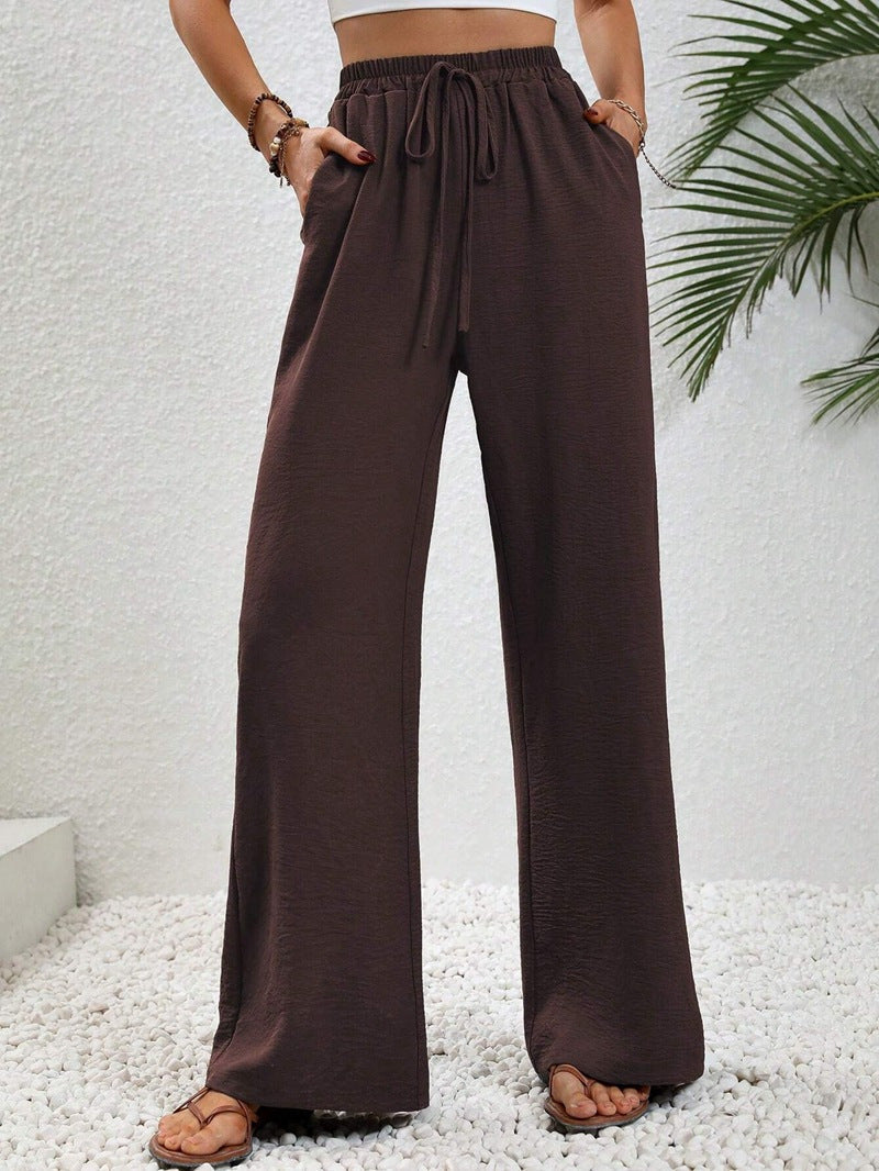 Eliza draped wide leg tailored pants – image 5