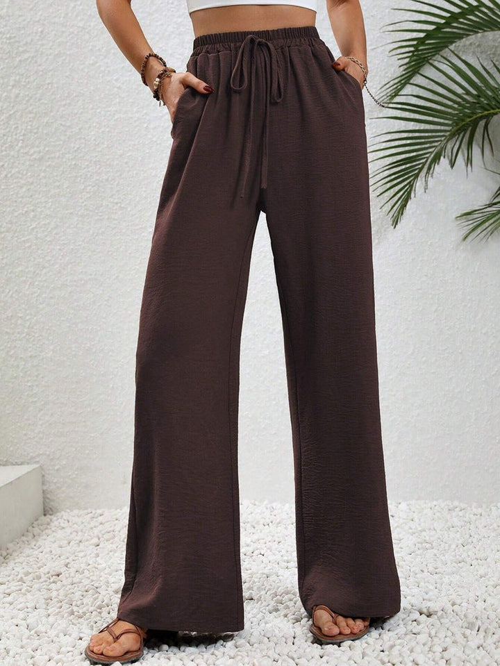 Eliza draped wide leg tailored pants – image 5