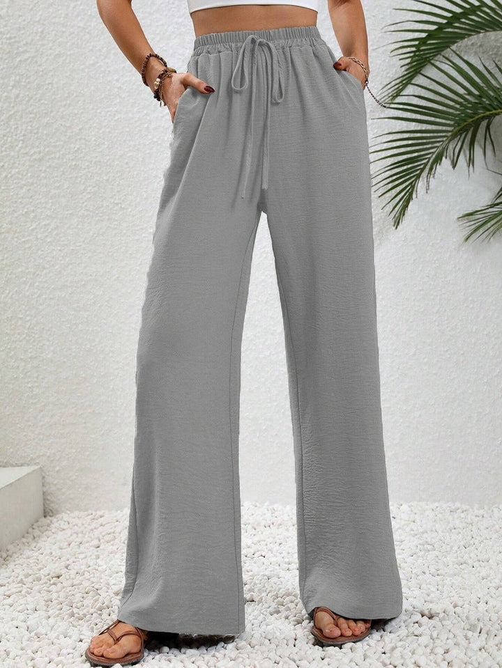 Eliza draped wide leg tailored pants – image 7
