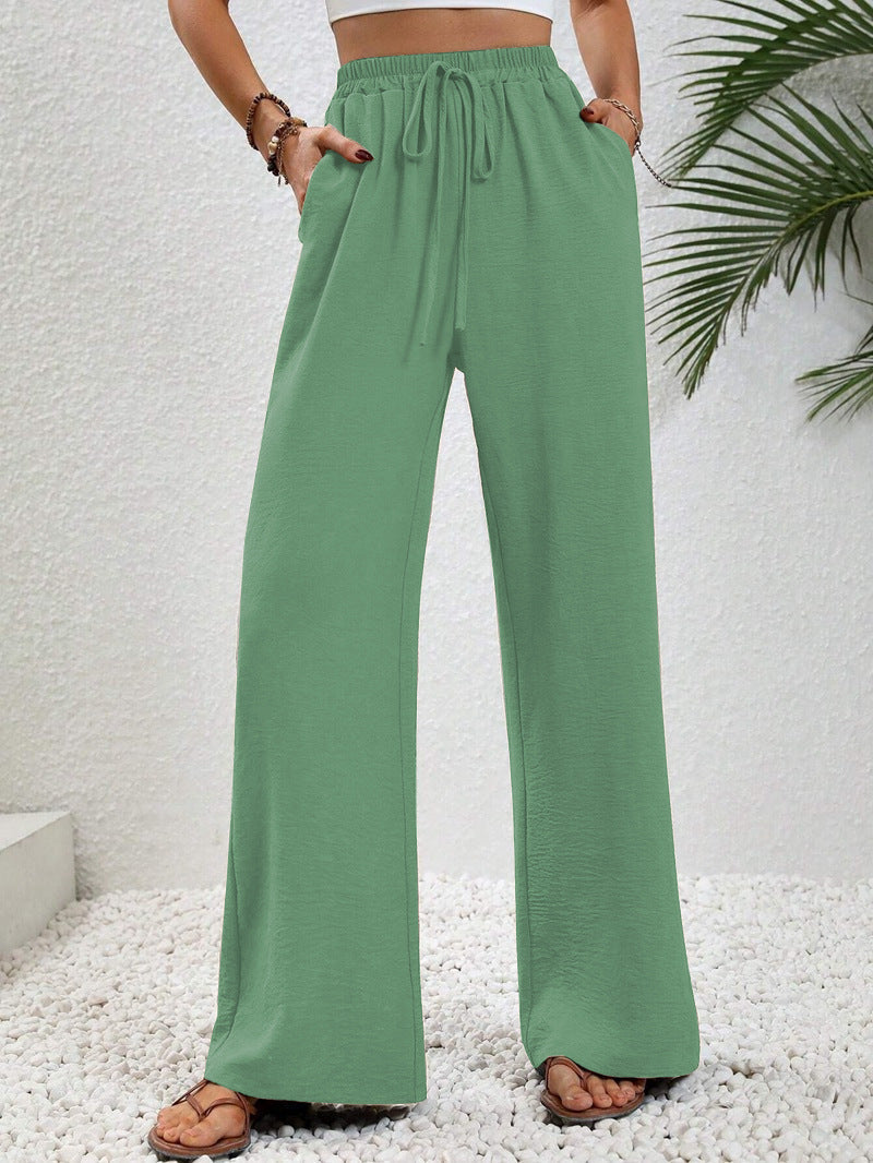 Eliza draped wide leg tailored pants – image 9