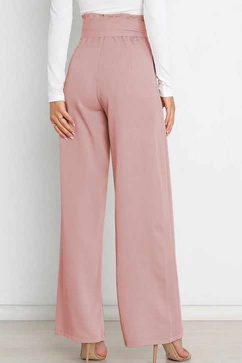 Abigail slim fit wide leg pants – image 10