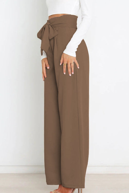 Abigail slim fit wide leg pants – image 11