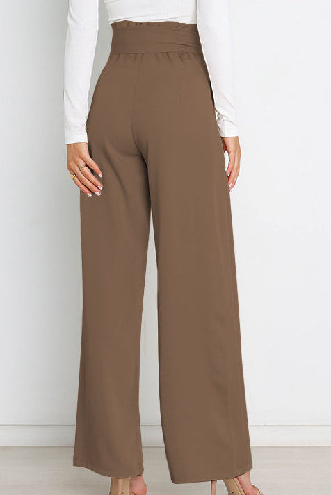 Abigail slim fit wide leg pants – image 12