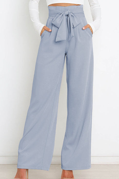 Abigail slim fit wide leg pants – image 13