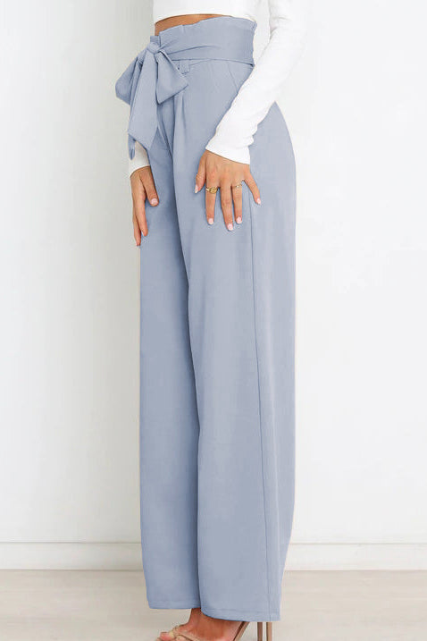 Abigail slim fit wide leg pants – image 14