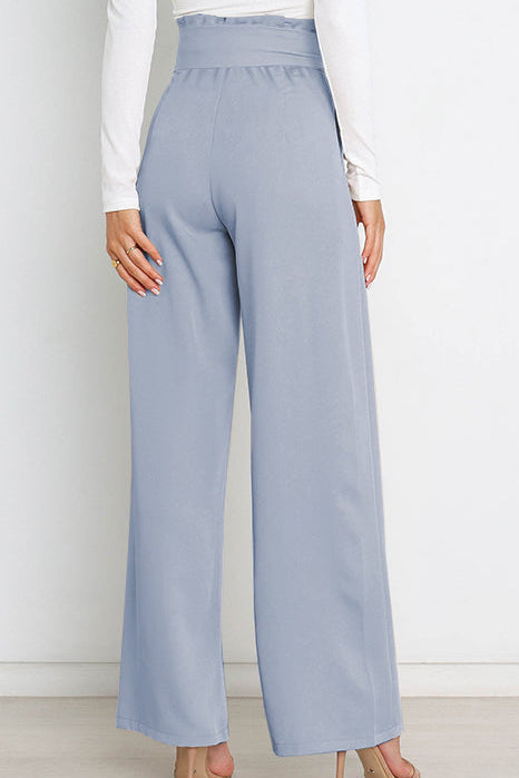 Abigail slim fit wide leg pants – image 15