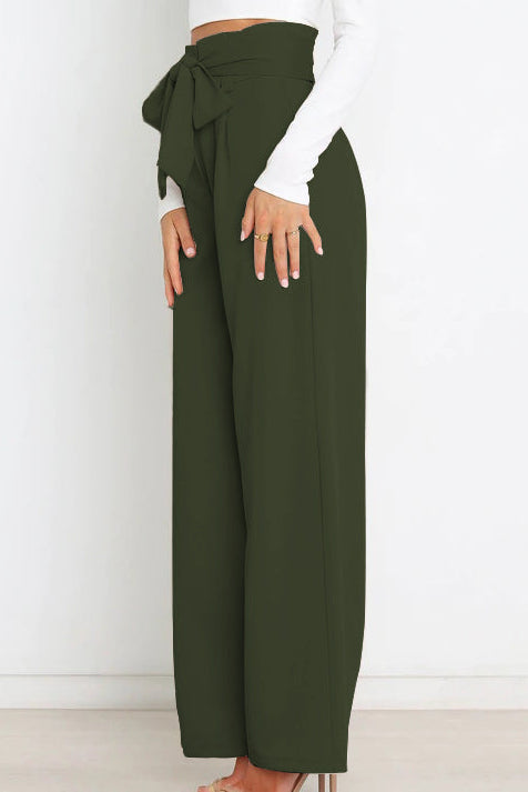 Abigail slim fit wide leg pants – image 16