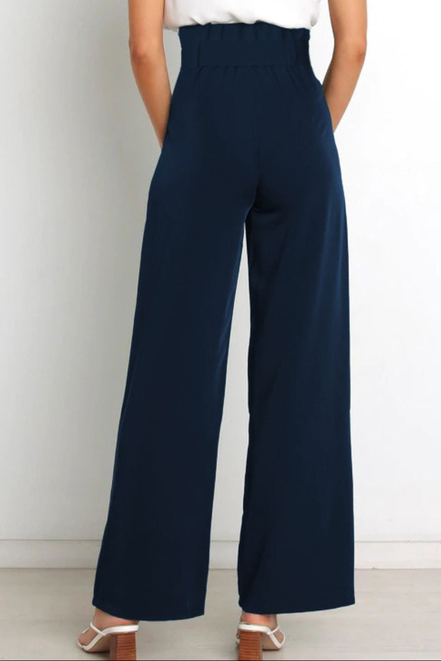 Abigail slim fit wide leg pants – image 3