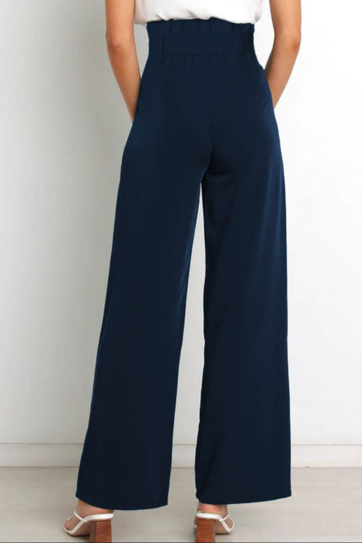 Abigail slim fit wide leg pants – image 3