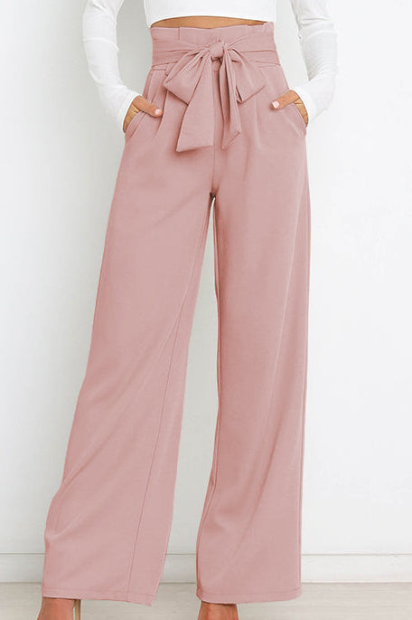 Abigail slim fit wide leg pants – image 30