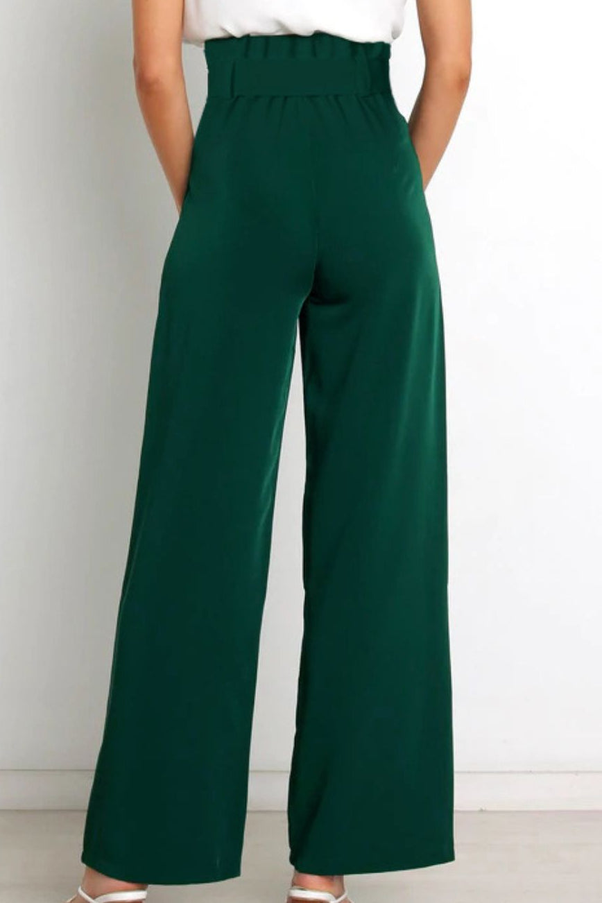 Abigail slim fit wide leg pants – image 4