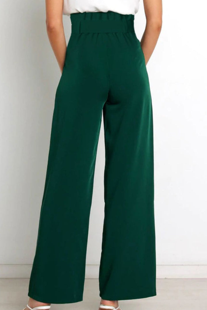 Abigail slim fit wide leg pants – image 4