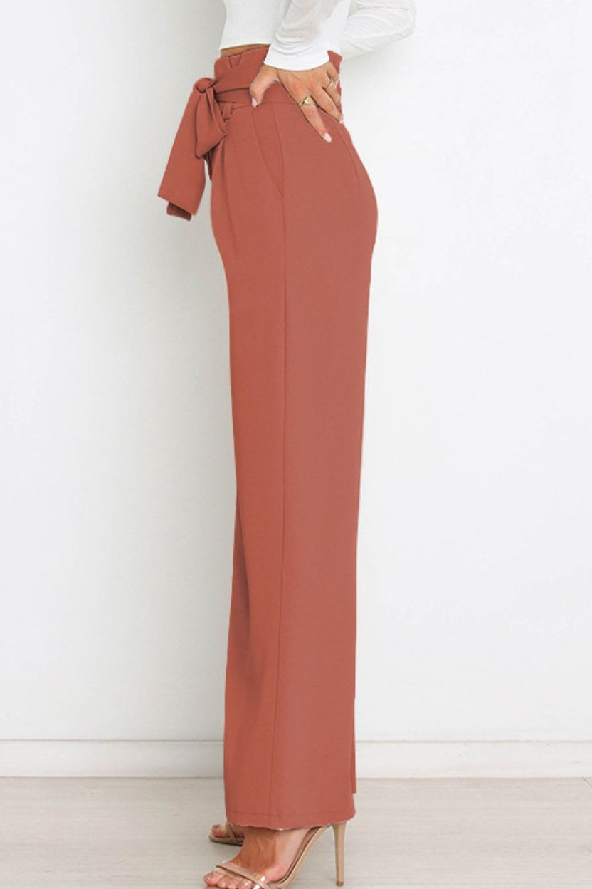 Abigail slim fit wide leg pants – image 5