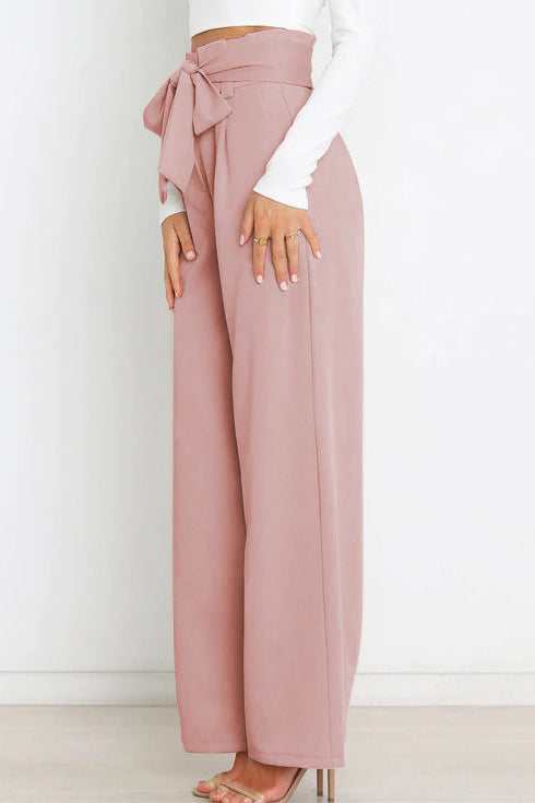 Abigail slim fit wide leg pants – image 9