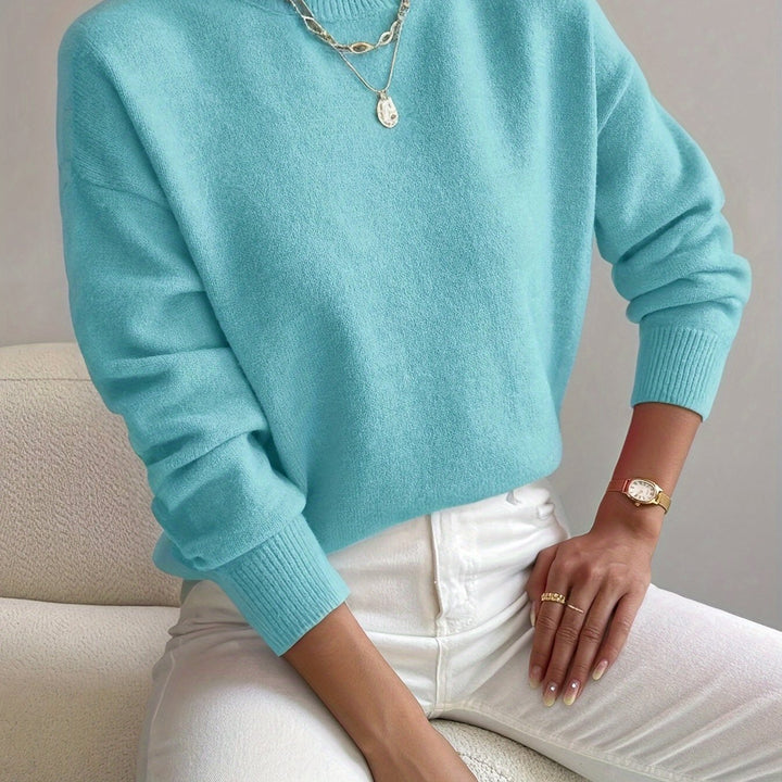 Addison oversized mock neck sweater – image 23