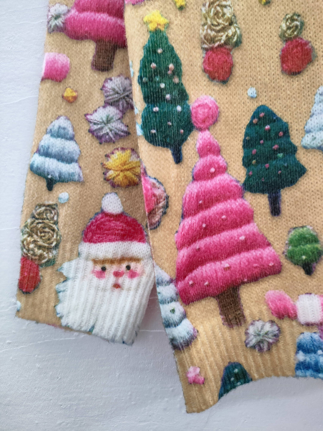 Carol sequin Santa Christmas sweater – image 9