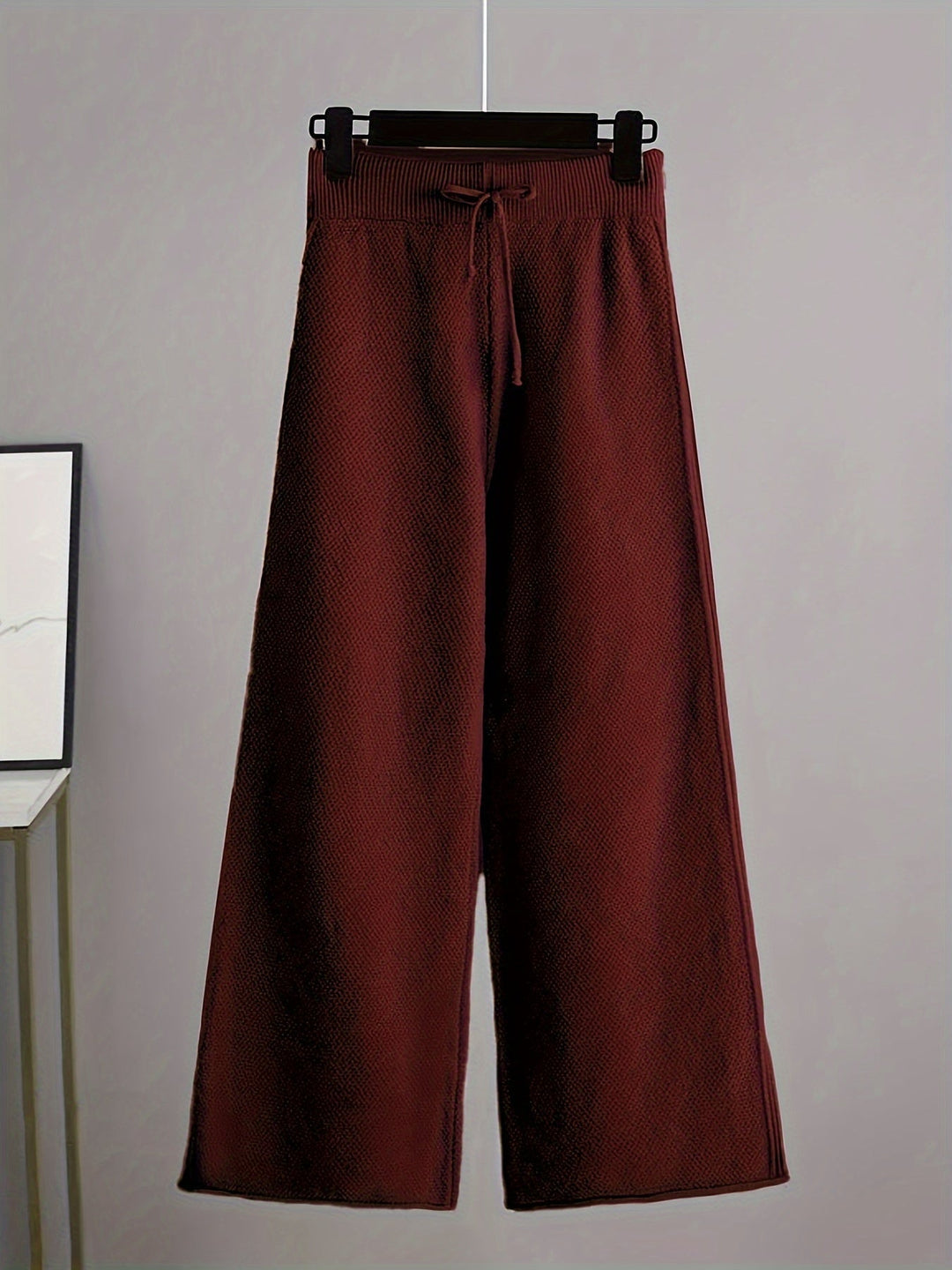 Vada textured knit wide leg pants set – image 8
