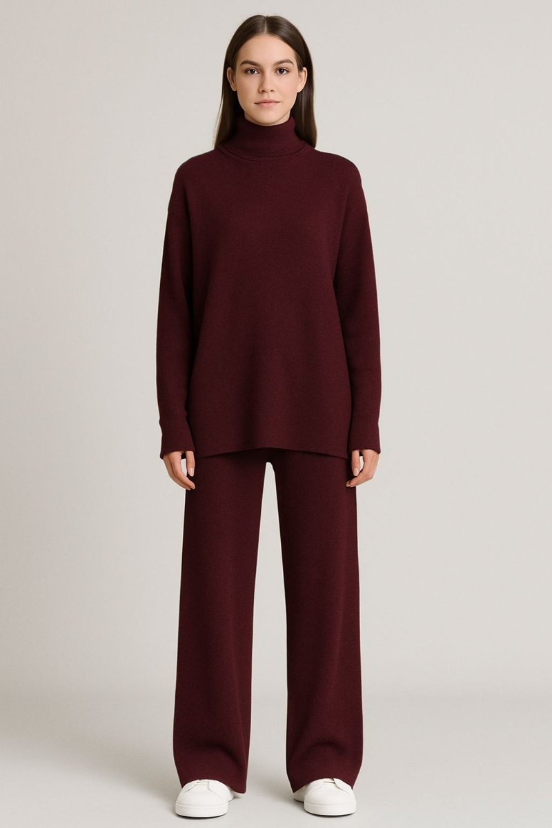 Selah turtleneck top and pants matching set – image 3