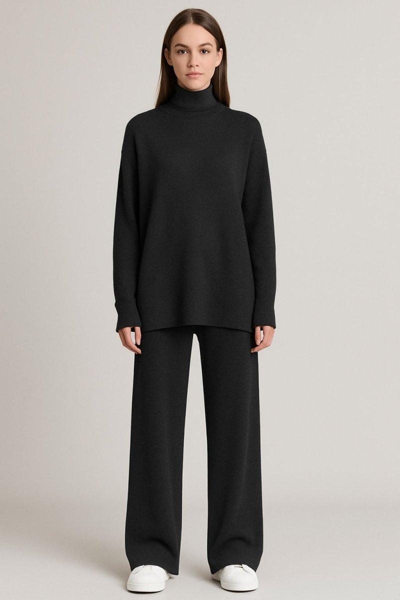 Selah turtleneck top and pants matching set – image 2
