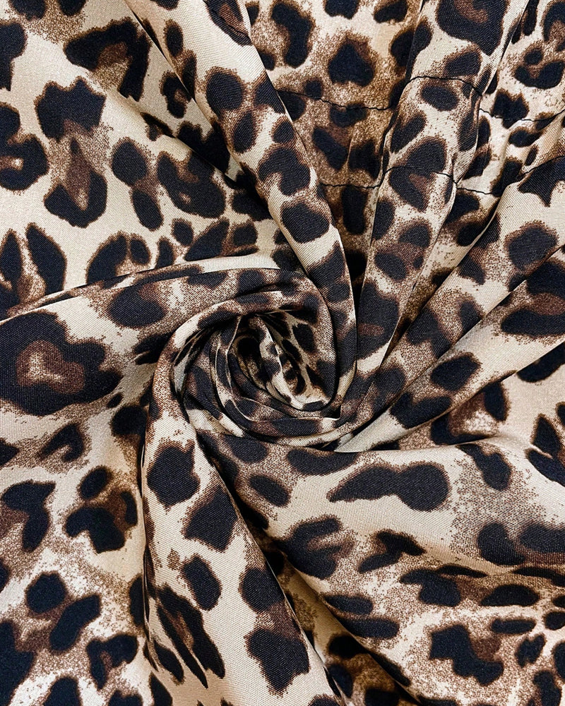 Leandra reversible leopard print hooded coat – image 9