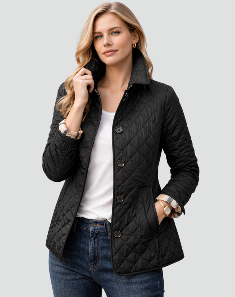 Georgia quilted button jacket – image 2