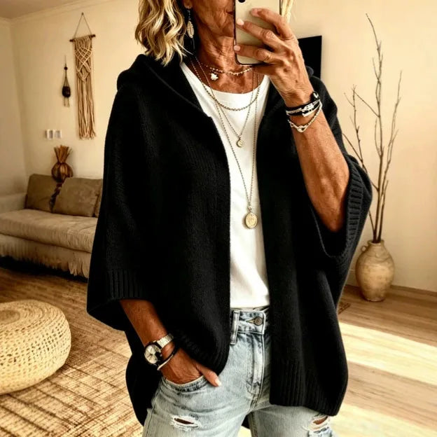 Noemi cozy sweater hoodie cardigan – image 8