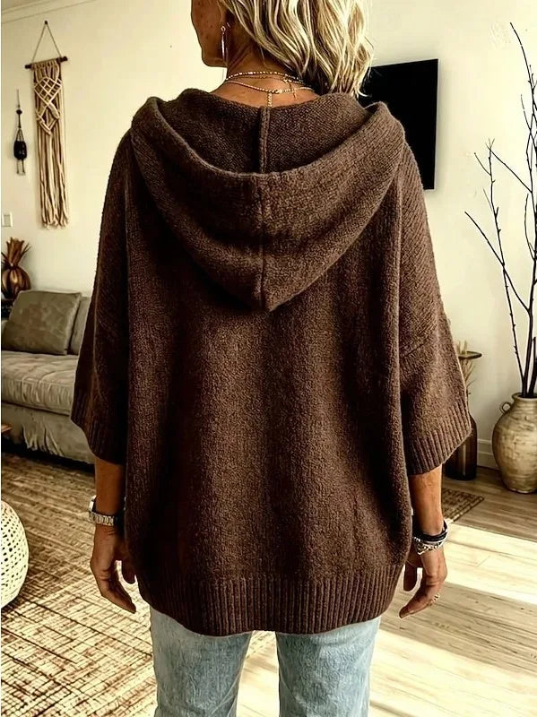 Noemi cozy sweater hoodie cardigan – image 3