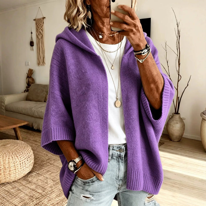 Noemi cozy sweater hoodie cardigan – image 7