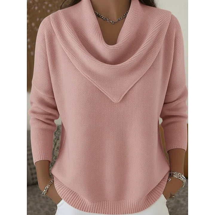 Janessa soft cowl neck sweater