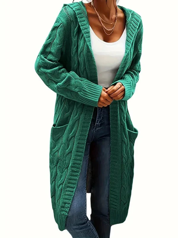 Madeline collarless knit cardigan – image 5