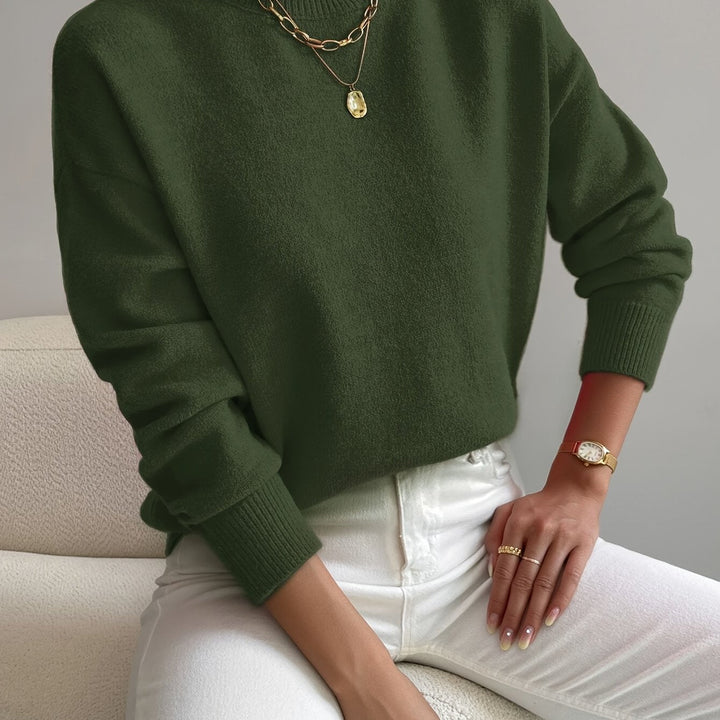 Addison oversized mock neck sweater – image 16