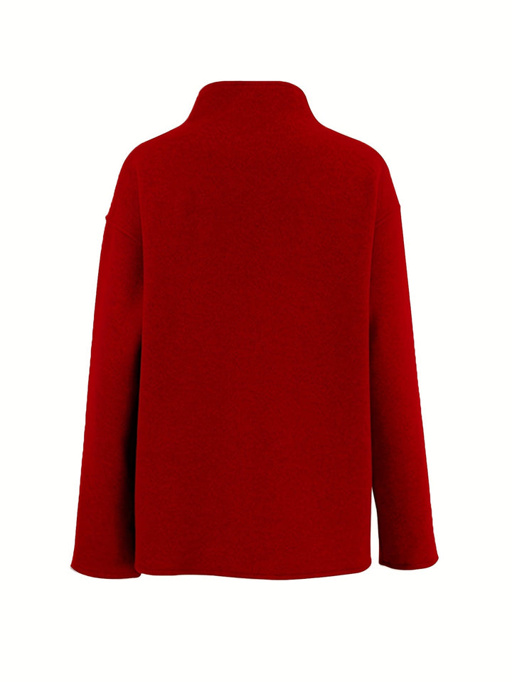 Maeve cropped stand collar pea coat – image 8