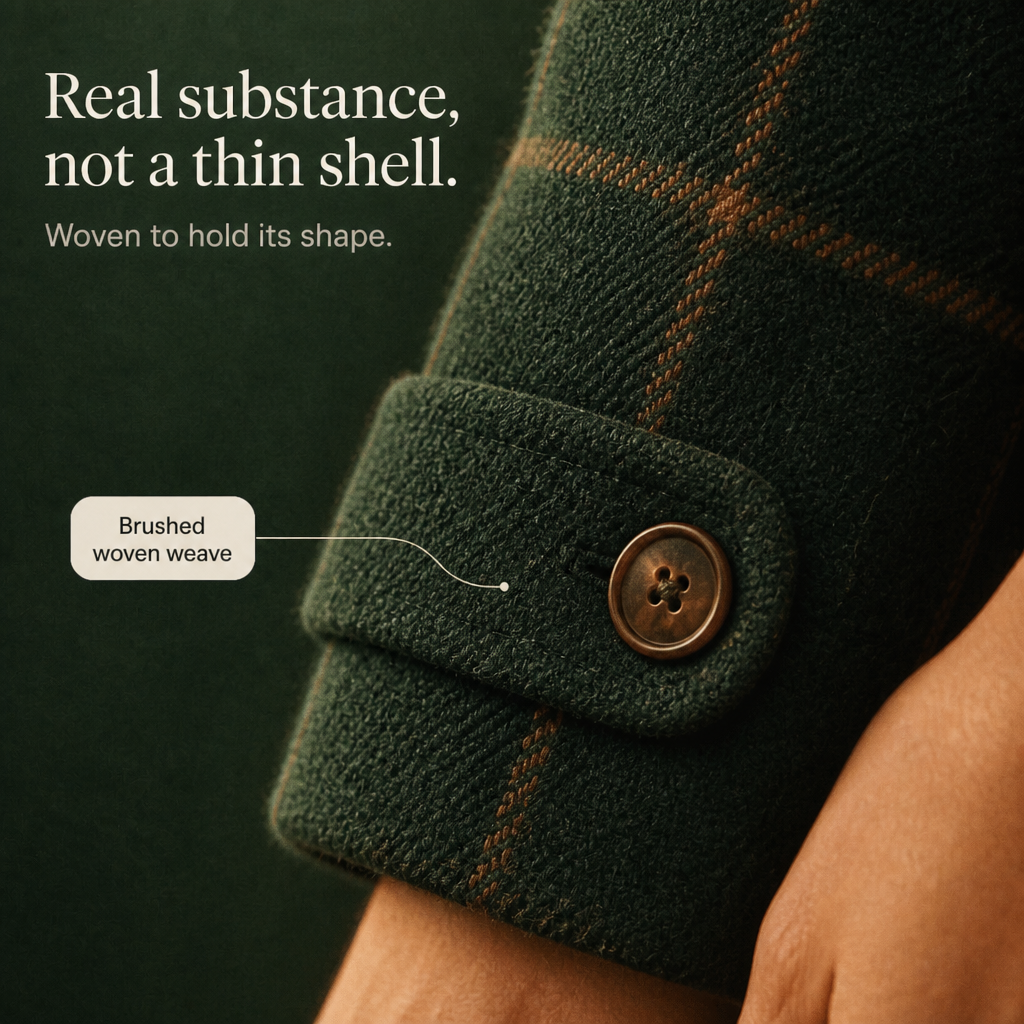 Morgan oversized plaid coat – image 8