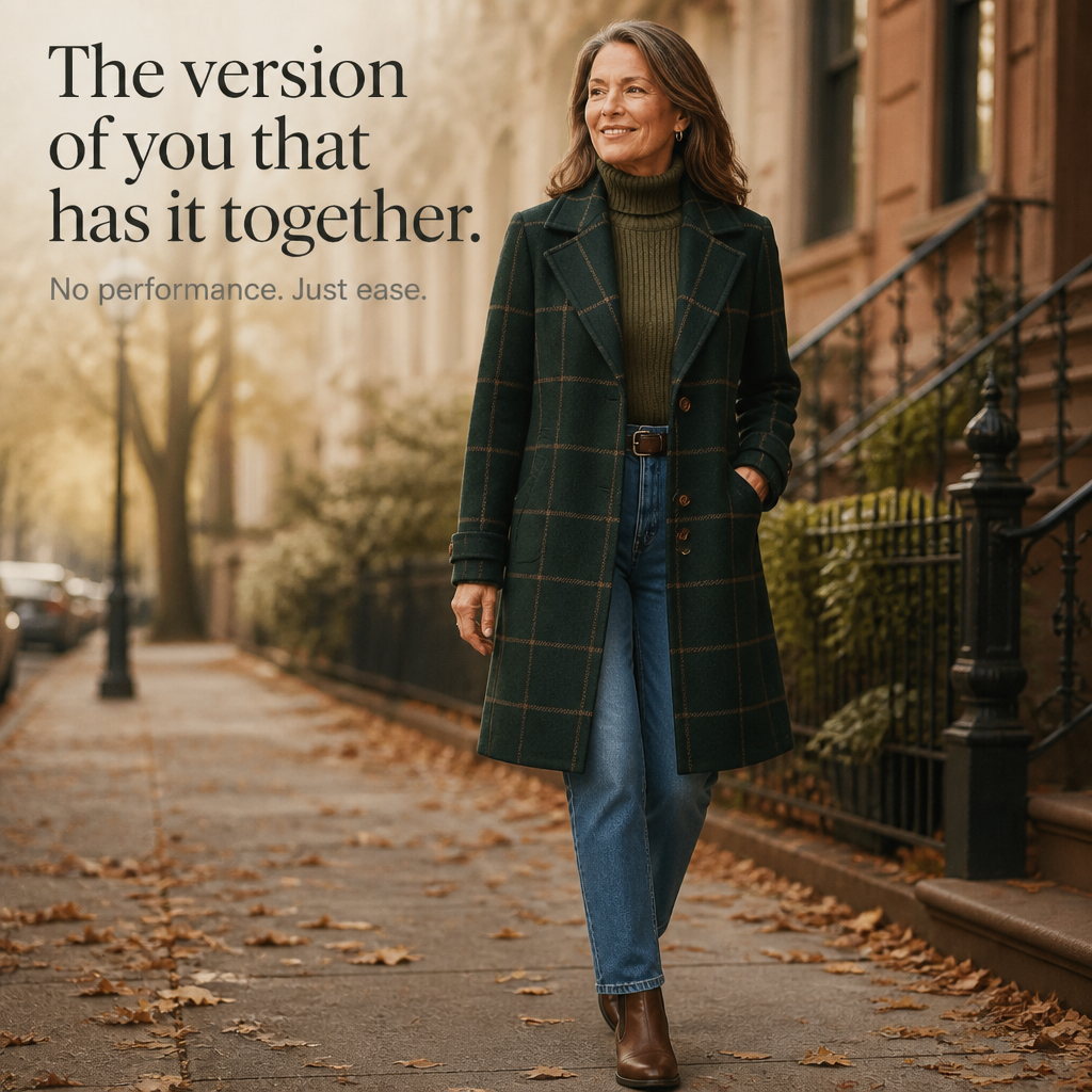 Morgan oversized plaid coat – image 9