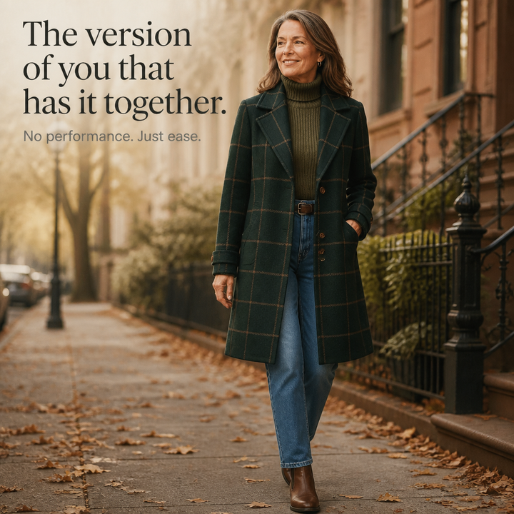Morgan oversized plaid coat – image 9