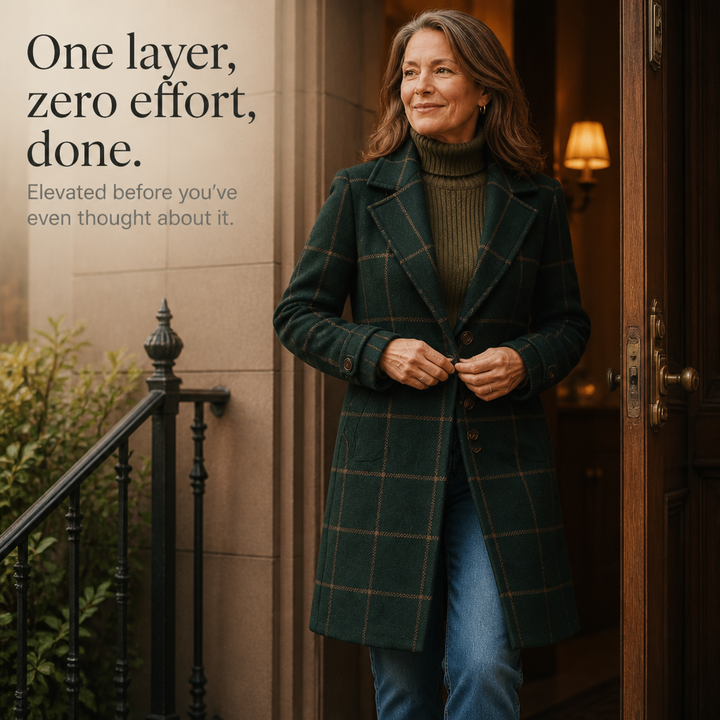 Morgan oversized plaid coat – image 10