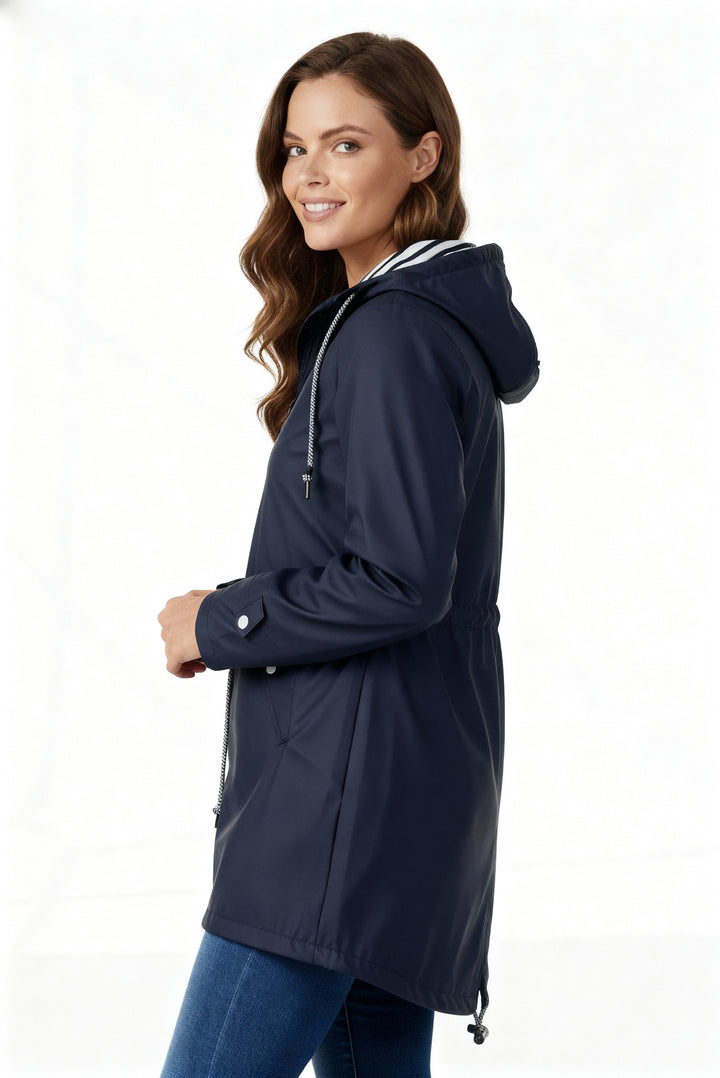 Harriet hooded oversized longline coat – image 5