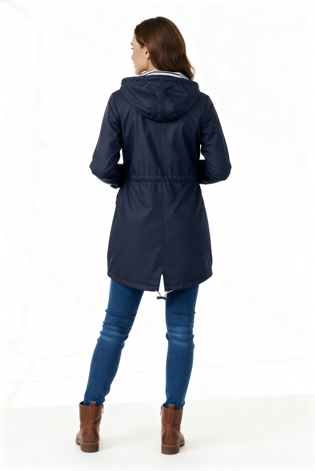 Harriet hooded oversized longline coat – image 7