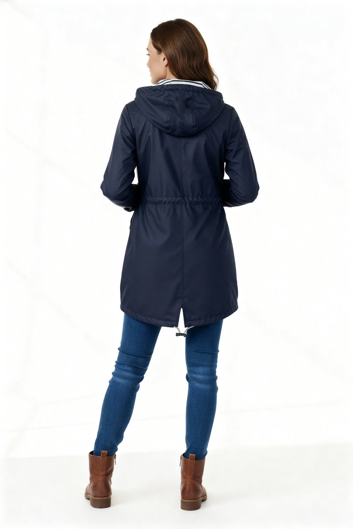 Harriet hooded oversized longline coat – image 7