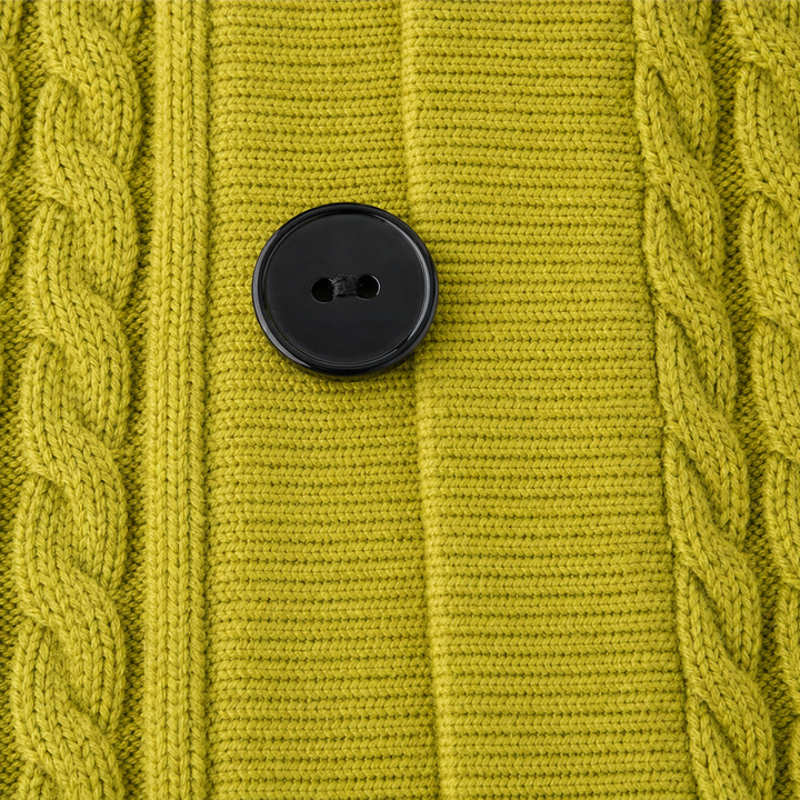 Lyra high collar cable knit duster cardigan – image 9