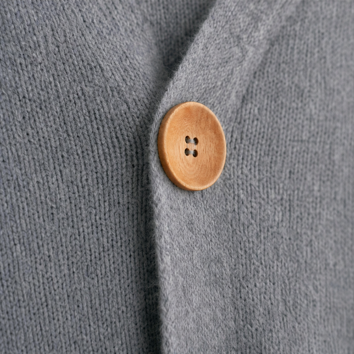 Norah hooded waffle knit button cardigan – image 8