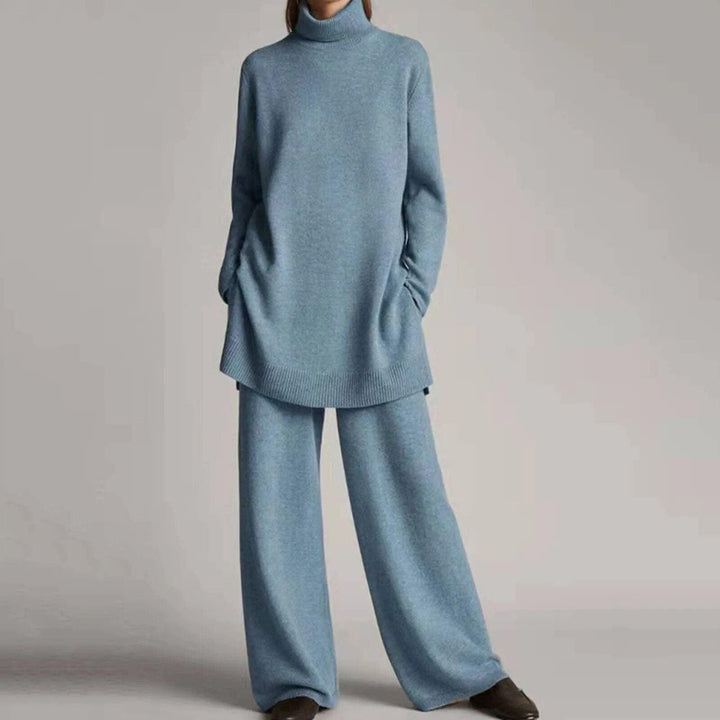 Farrah loose turtleneck and wide leg pants set – image 3