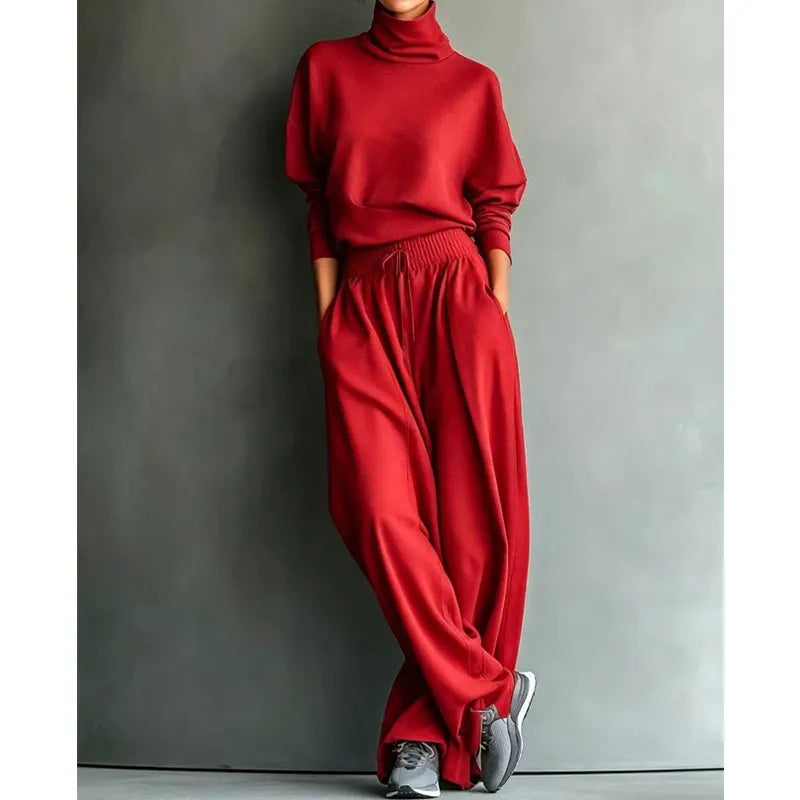 Zara turtleneck and wide leg pants set – image 13