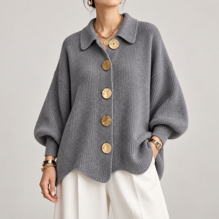 Juniper oversized wide collar cardigan – image 6