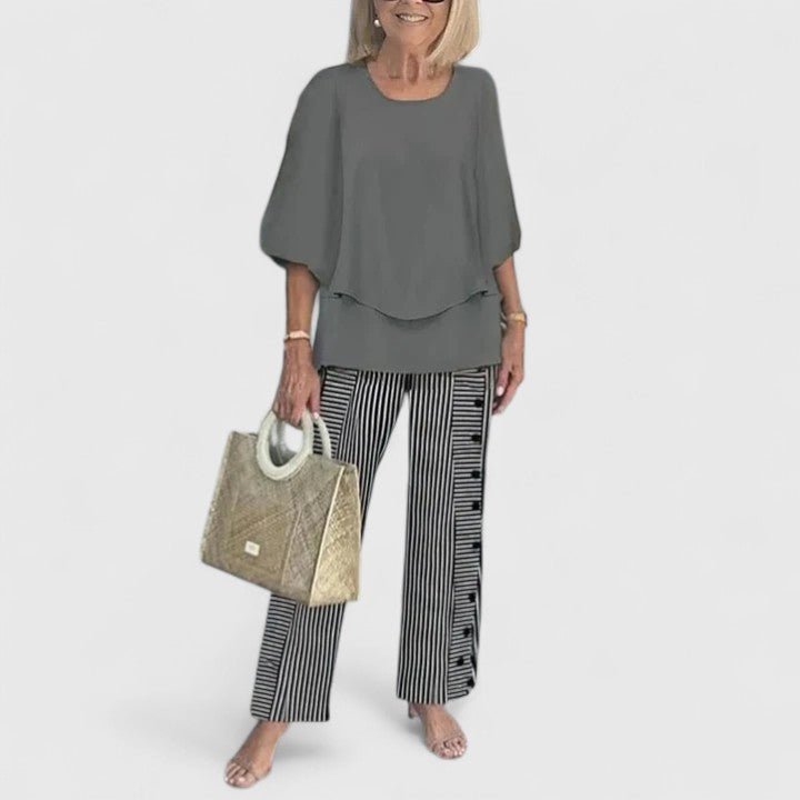 Ondine two piece printed pants set – image 14