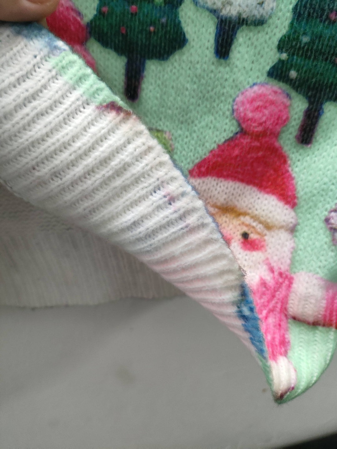 Carol sequin Santa Christmas sweater – image 7