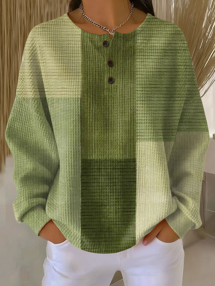 Everly waffle knit sweater – image 6